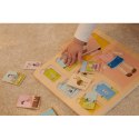 CLASSIC WORLD Tablica Edukacyjna Ciało Ludzkie Układanka Klocki Puzzle dla Dzieci Dopasuj MONTESSORI 19 el. 2+