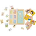 CLASSIC WORLD Tablica Edukacyjna Ciało Ludzkie Układanka Klocki Puzzle dla Dzieci Dopasuj MONTESSORI 19 el. 2+