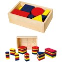 Drewniane Klocki Dienesa Figury geometryczne Viga Toys Montessori 3+