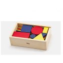 Drewniane Klocki Dienesa Figury geometryczne Viga Toys Montessori 3+