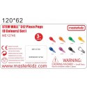 MASTERKIDZ Kolorowe Kołeczki Do Tablicy Naukowej 512 Sztuk 8 Kolorów