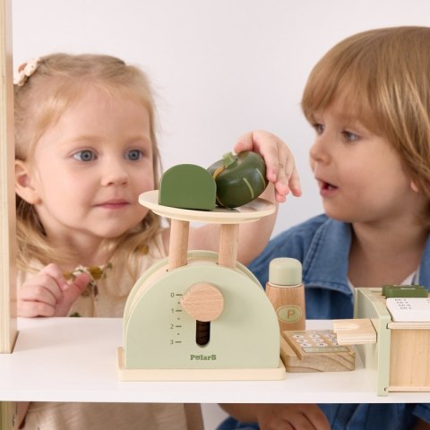 PolarB Drewniana Waga Kuchenna 3+