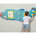 VIGA Drewniana Tablica Sensoryczna Manipulacyjna Samolot Certyfikat FSC Montessori 18m+