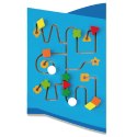 VIGA Drewniana Tablica Sensoryczna Manipulacyjna Samolot Certyfikat FSC Montessori 18m+