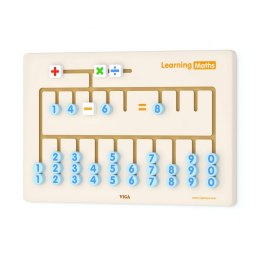 VIGA Tablica Sensoryczna do nauki liczenia Certyfikat FSC Montessori 3+