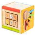 Viga Drewniana Kostka Edukacyjna 5w1 18m+