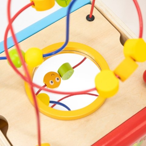 Viga Drewniana Kostka Edukacyjna 5w1 18m+