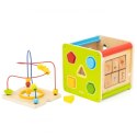 Viga Drewniana Kostka Edukacyjna 5w1 18m+