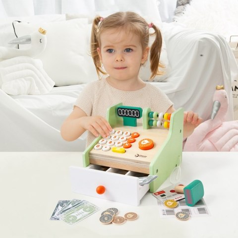 CLASSIC WORLD Drewniana Kasa Sklepowa Dla Dzieci 3+
