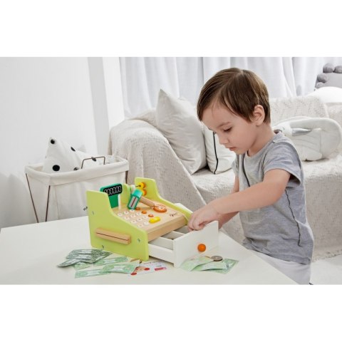 CLASSIC WORLD Drewniana Kasa Sklepowa Dla Dzieci 3+