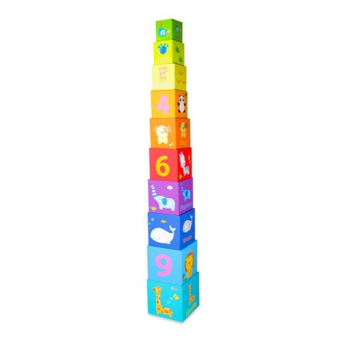 CLASSIC WORLD Magic Box Blocks Puzzle Tower Box Educational Toy 18m+
