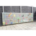 MASTERKIDZ Panel Ścienny Tablica Naukowa Kreatywna STEM Tablica na zewnątrz Outdoor + Panel Monatażowy 120x80cm