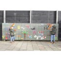 MASTERKIDZ Panel Ścienny Tablica Naukowa Kreatywna STEM Tablica na zewnątrz Outdoor + Panel Monatażowy 120x80cm