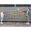 MASTERKIDZ Zestaw Konstrukcyjny Tor dla Piłek Tablica STEM 440elementów