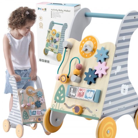 VIGA Drewniany Pchacz Edukacyjny dla dzieci 18m+