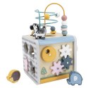 VIGA PolarB Activity Box Drewniane Edukacyjne Centrum Gier 5w1 kostka 18m+