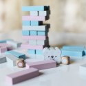 VIGA PolarB Drewniana Gra Wieża Układanka Pastelowa 3+