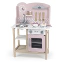 VIGA PolarB Drewniana Kuchnia z Akcesoriami Silver - Pink 3+