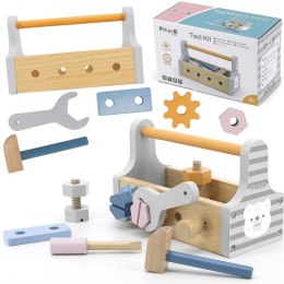 VIGA PolarB Drewniana Skrzynka z Narzędziami 3+