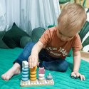 VIGA PolarB Drewniana Układanka Edukacyjna ze Zwierzątkami Montessori 2+