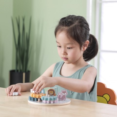 VIGA PolarB Drewniane Koła Zębate ze zwierzątkami 18m+