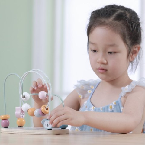 VIGA PolarB Drewniany Labirynt Przeplatanka Edukacyjna Montessori 18m+