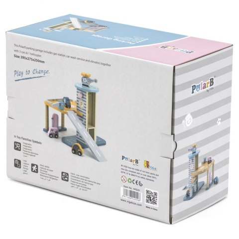 VIGA PolarB Parking Garaż z Helikopterem i samochodzikami 3+