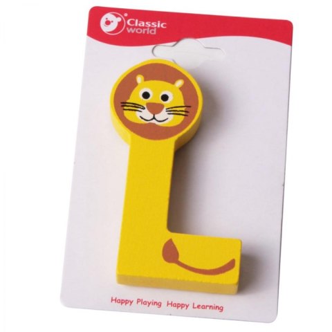 CLASSIC WORLD Drewniana Literka L 3+