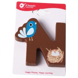 CLASSIC WORLD Drewniana Literka N 3+