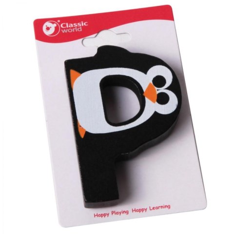 CLASSIC WORLD Drewniana Literka P 3+
