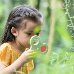 CLASSIC WORLD Mikroskop 2w1 Lupa dla Dzieci Eksploracja Świata Przyrody 3+