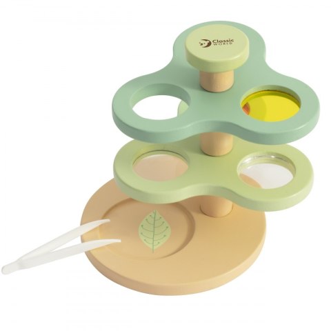 CLASSIC WORLD Mikroskop 2w1 Lupa dla Dzieci Eksploracja Świata Przyrody 3+