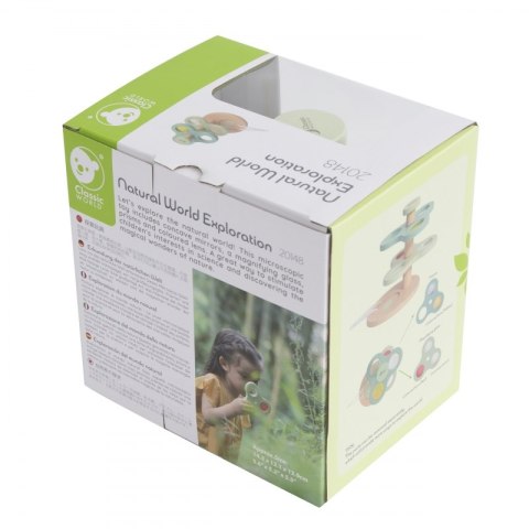 CLASSIC WORLD Mikroskop 2w1 Lupa dla Dzieci Eksploracja Świata Przyrody 3+