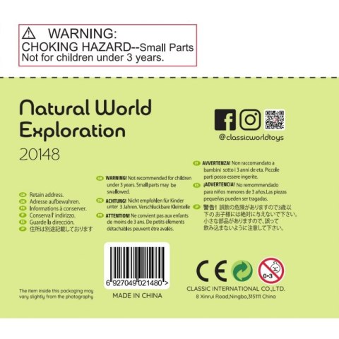 CLASSIC WORLD Mikroskop 2w1 Lupa dla Dzieci Eksploracja Świata Przyrody 3+