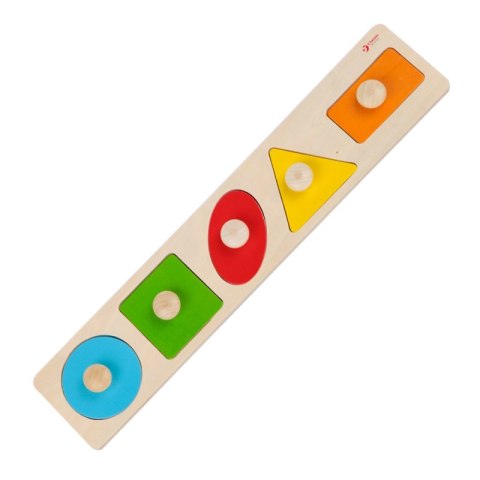 CLASSIC WORLD Układanka MONTESSORI dla Dzieci Nauka Kształtów Figur Kolorów 7 el. 12m+