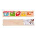 CLASSIC WORLD Układanka MONTESSORI dla Dzieci Nauka Kształtów Figur Kolorów 7 el. 12m+