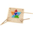 VIGA Drewniana Gra Kulki Złap i Dopasuj Układanka Montessori 3+