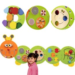 VIGA Drewniana Tablica Gąsienica Certyfikat FSC Montessori 18m+