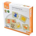 VIGA Drewniane Puzzle Nakarm Zwierzątko Co jedzą Zwierzęta Układanka 18m+