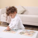 VIGA PolarB Drewniane Puzzle Zwierzęta z Pinezkami 12m+