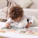 VIGA PolarB Drewniane Puzzle Zwierzęta z Pinezkami 12m+