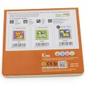 VIGA Poręczne Drewniane Puzzle Żyrafa 12m+
