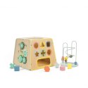 CLASSIC WORLD Drewniana Kostka Edukacyjna Sensoryczna 6w1 18m+