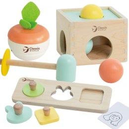 CLASSIC WORLD Pastelowy Zestaw Edukacyjny dla Dzieci Box od 6 do 12 miesiąca 6m+