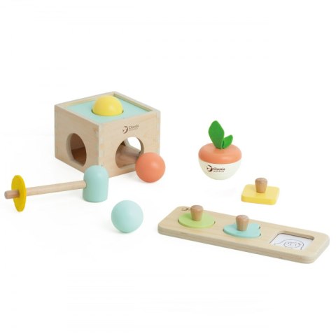 CLASSIC WORLD Pastelowy Zestaw Edukacyjny dla Dzieci Box od 6 do 12 miesiąca 6m+