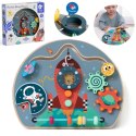 CLASSIC WORLD Tablica Manipulacyjna Wielofunkcyjna 6w1 Rakieta 12m+