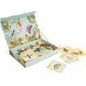 CLASSIC WORLD Układanka Magnetyczna Zwierzęta Tablica Klocki Puzzle Pamięć 66 el. 3+