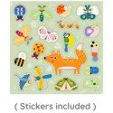 CLASSIC WORLD Układanka Magnetyczna Zwierzęta Tablica Klocki Puzzle Pamięć 66 el. 3+