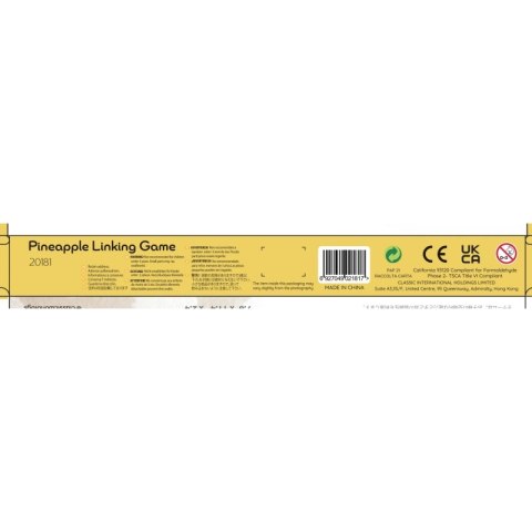 CLASSIC WORLD Wooden Threader Pineapple Pegs 21 pcs. 3+