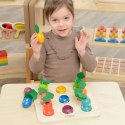 MASTERKIDZ Tablica Edukacyjna Warzywa Nauka Liczb i Kolorów Montessori